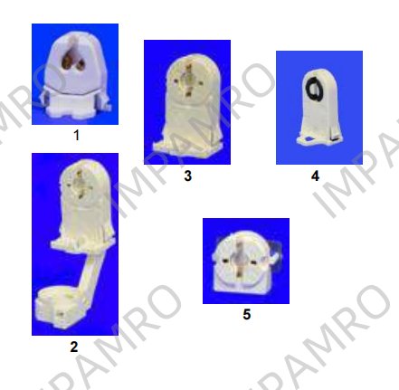 123224 Lamp holders for fluorescent lighting