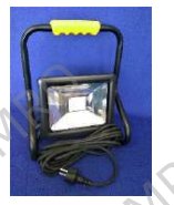 136204 LED Floodlights on rack with 5 mtr cable