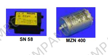 Ignition and starter devices for sodium lamps