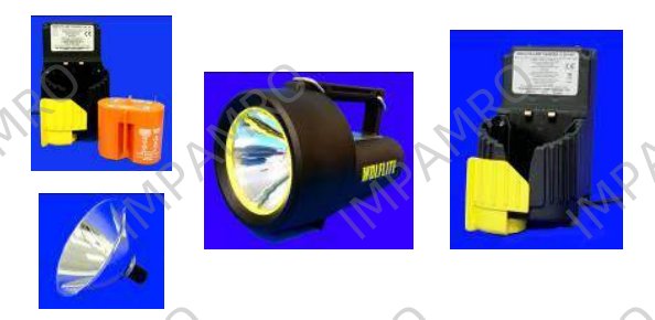 203224 Accessories for Wolflite rechargeable handlamp H-251/MK2, H251A