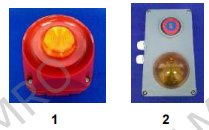 Buzzers Japanese with pilot light for outdoor use