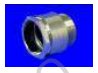 282764 Cable glands, brass, nickel plated, IP54