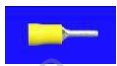 Solderless pin terminals, insulated, in boxes
