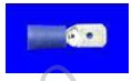 Terminal connector snap-ons, insulated, in boxes