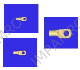 342832 Solderless ring tube terminals, non insulated with inspection hole, per piece