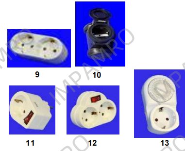 385250 Plugs, European (continuation)