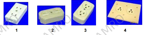 386662 Multiway receptacles, Japanese/American
