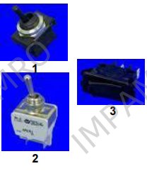 Miniature switches, panel mounting