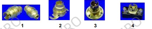 402124 Bayonet lampholders, B15