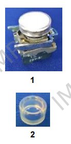 384131 LED Pilot lights Telemecanique XB4BV.