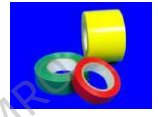 502124 PVC insulating tape, 15 mm wide, rolls of 10 meters