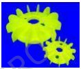 642140 Fan impellers (PVC) for motor cooling - Fan impellers without shaft bush
