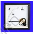 665019 Measuring instruments - Ammeters, moving iron, panel mounting 72x72 mm