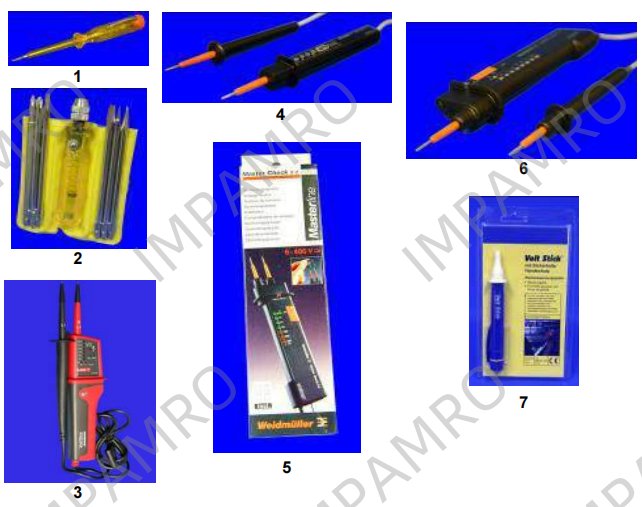 Measuring instruments - Voltagetesters