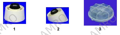 Indoor lighting - Ceiling or wall lighting fixtures for surface mounting