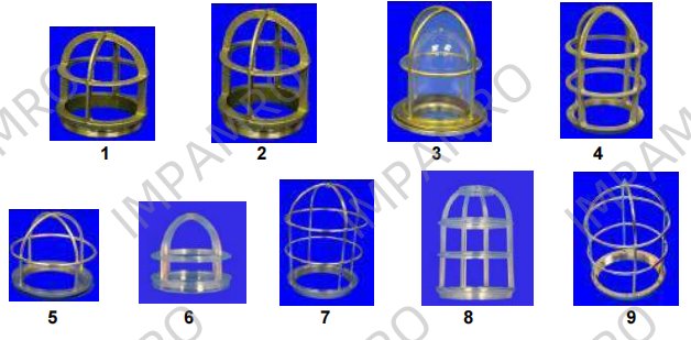 694048 Outdoor Lighting - Glasses for halogen, sodium and LED floodlights