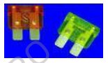 822348 Fuses - Car fuses, 18.5 x 4.5 x 20 mm