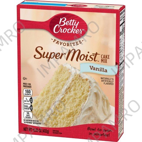 004864 CAKE MIX VANILLA