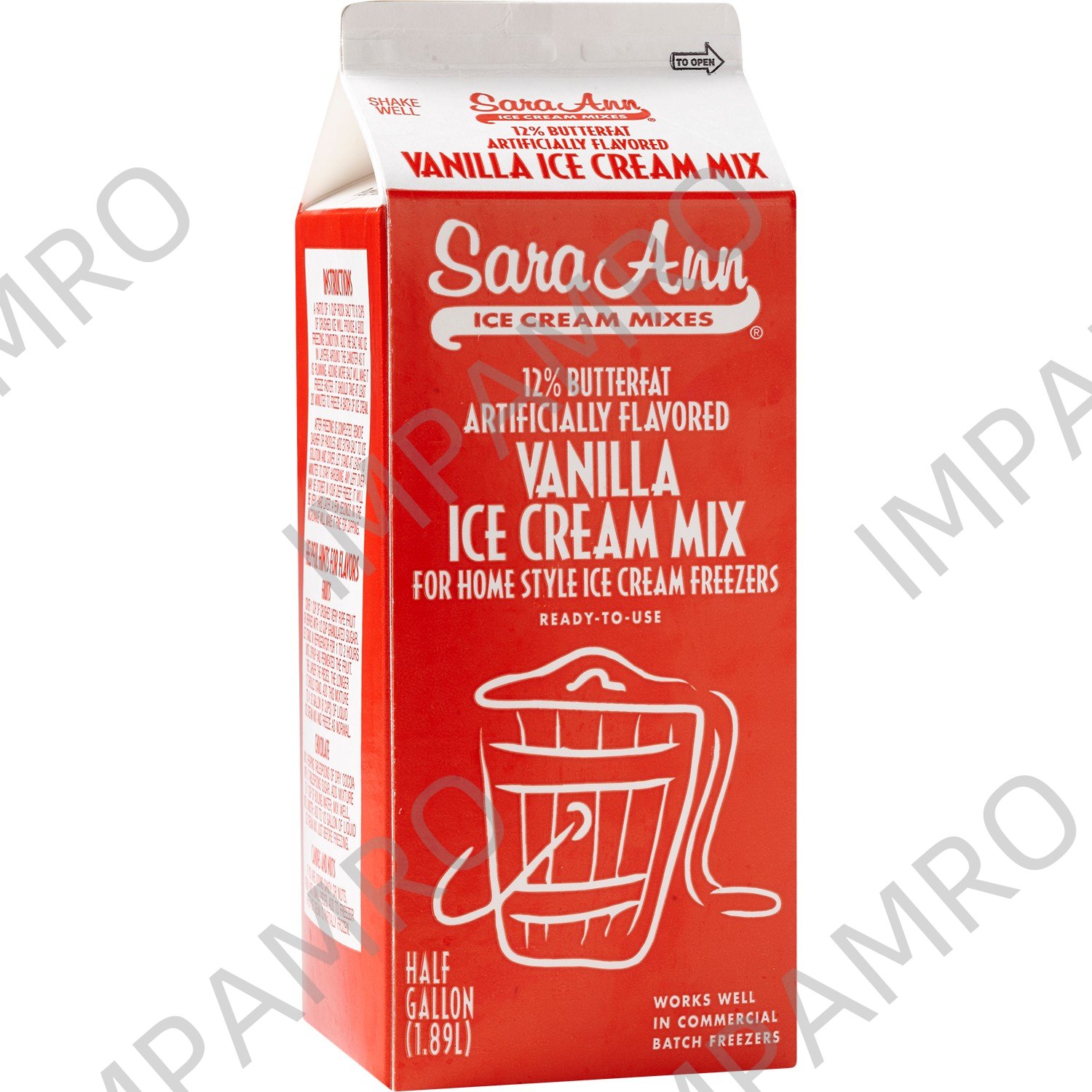 ICE CREAM SOFT MIX LIQUID