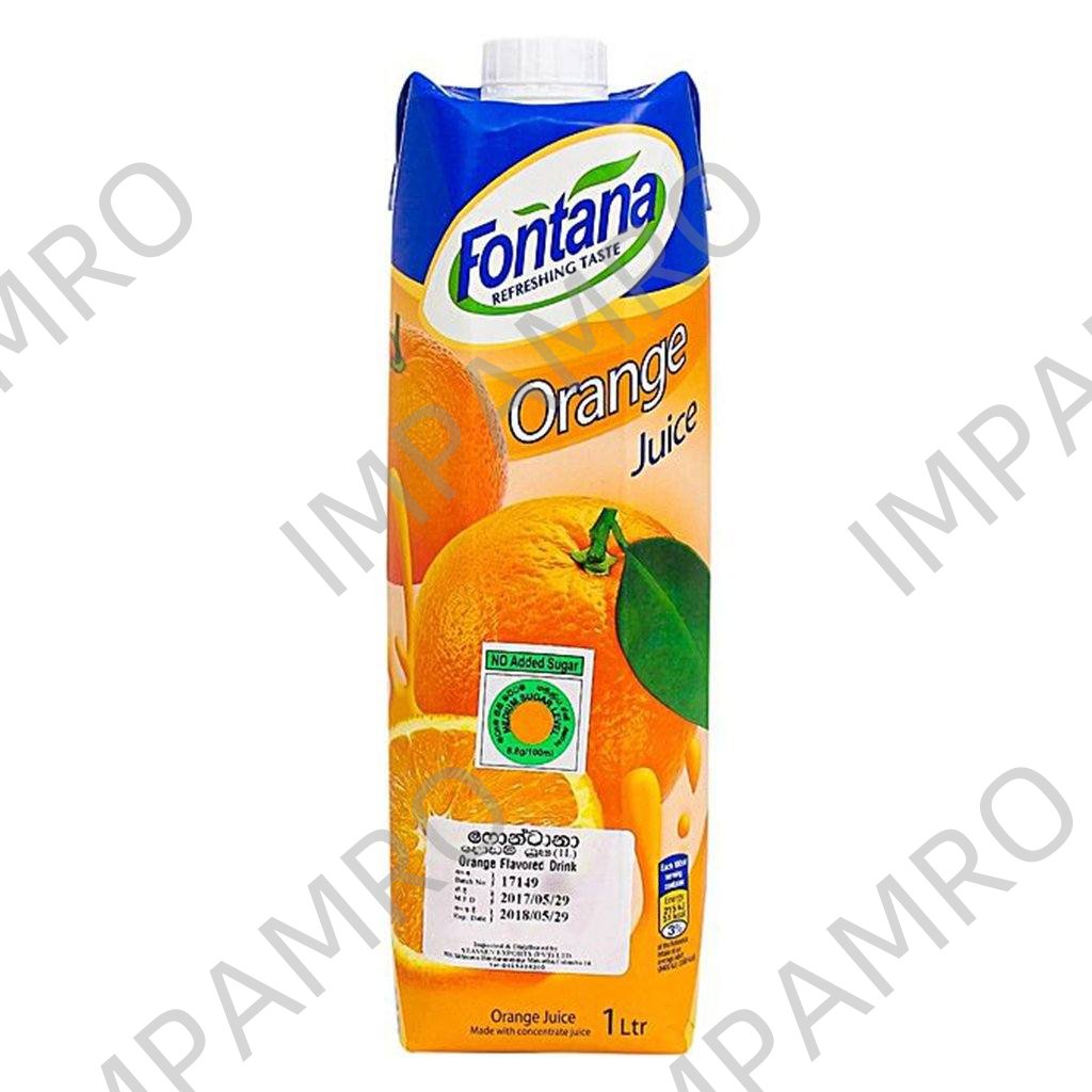003819 JUICE ORANGE 1LTR X 12PKT