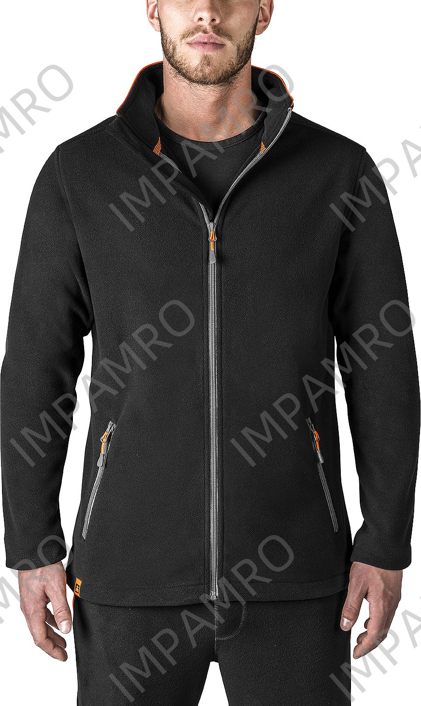 JACKET FLEECE POLYESTER, ANTI STATIC NAVY/YELLOW S
