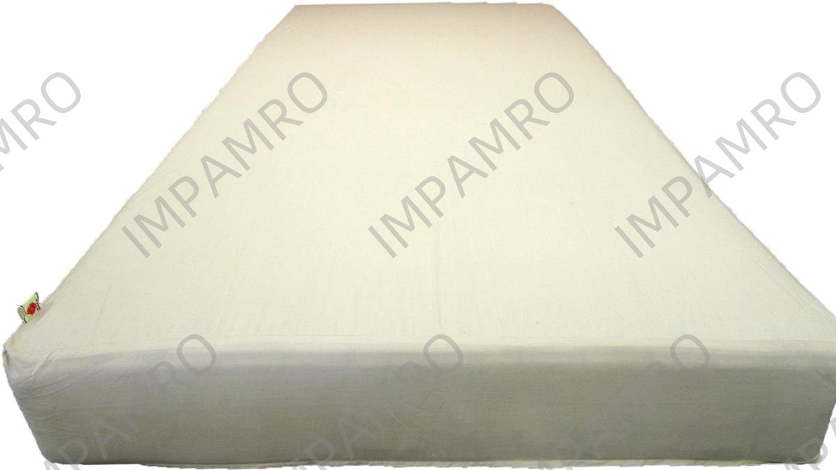 MATTRESS FLAME RETARDANT WHITE, POLYESTER 1000X2000X200MM