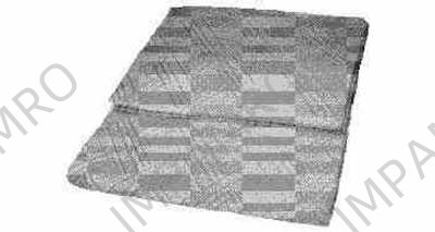 BED SPREAD COTTON WHITE 1800X2600MM