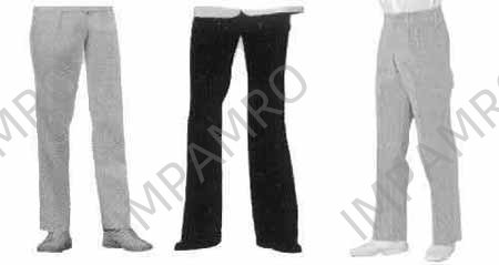 TROUSERS COTTON WHITE SANFORIZED LL