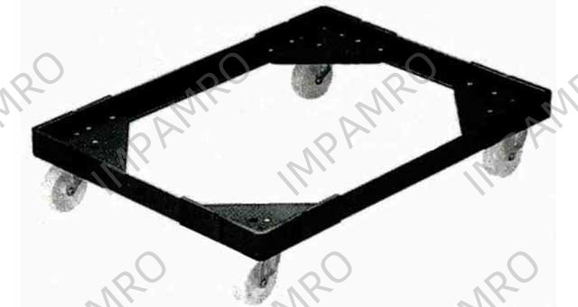 DOLLY FOR PLASTIC CONTAINER, INNER FRAME SIZE 440X610X135MM