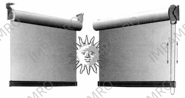 SOLAR SHADE CLUTCH SPRINGLESS, ROLLER TYPE W/FURTHER DETAIL