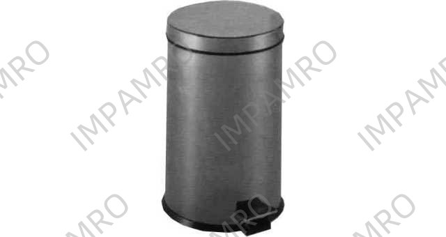 WASTE BASKET PEDAL FLIP, STAINLESS STEEL 12LTR
