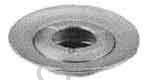 ASH TRAY STAINLESS STEEL, WITH COVER DIAM 200MM