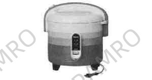 RICE COOKER/WARMER ELECTRIC, 2.7LTR 220V