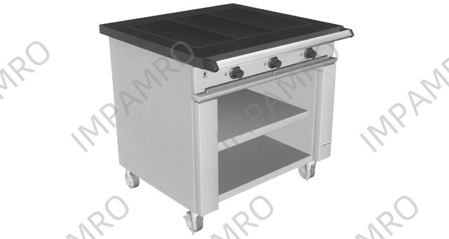BOILING TABLE ELEC 3 HOTPLATE, RATING 10.5KW 415V 3P 50HZ