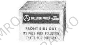 SPARE BOX CAPACITY 150LBS FOR GARBAGE COMPACTOR