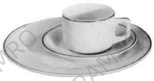 RIM SOUP PLATE STANDARD WITH BLUE LINE 233MM