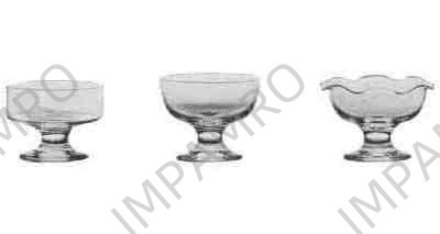 ICE-CREAM DISH GLASS GOBLET 100MM