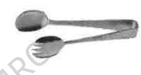 SALAD SERVING TONGS STAINLESS STEEL 240MM