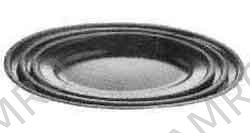 DISH OVAL STAINLESS STEEL 410X275MM