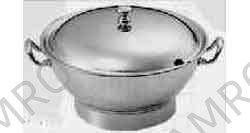 SOUP TUREEN STAINLESS STEEL PLAIN ROUND 2.4LTR
