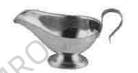 GRAVY BOAT STAINLESS STEEL 200CC