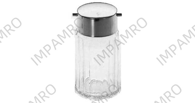 SAUCE BOTTLE GLASS 150CC WITH STAINLESS STEEL TOP