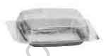 BUTTER TRAY STAINLESS STEEL WITH PLASTIC COVER 185X110MM