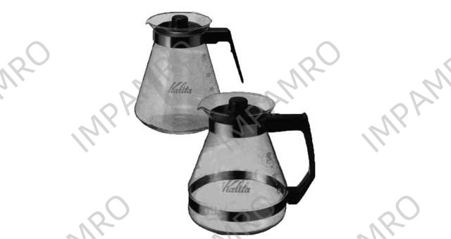 COFFEE POT BOILING DECANTER, 0.7LTR