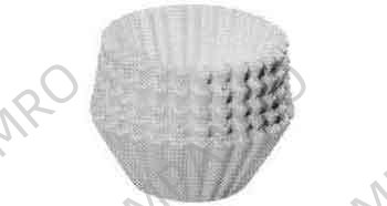 COFFEE FILTER PAPER CRINKLED, 270MM DIAM 1000'S