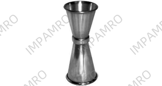 JIGGER CUP STAINLESS STEEL 28X56CC