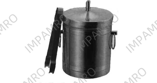 ICE PAIL GLASS 1.5LTR WITH ICE TONGS
