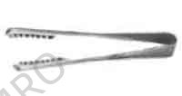 ICE TONGS STAINLESS STEEL, LONG GRAB L:180MM