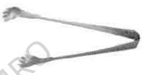 ICE TONGS STAINLESS STEEL 180MM