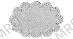 LACE PAPER OVAL 254X175MM 500'S